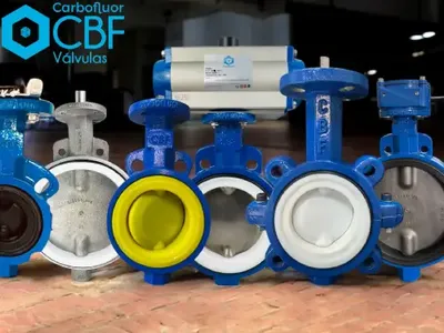 Válvula borboleta com vedação em EPDM 10 polegadas