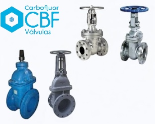 Válvula Gaveta da Carbofluor Válvula Gaveta da Carbofluor