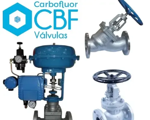 Válvula Globo da Carbofluor Válvula Globo da Carbofluor